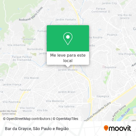 Bar da Grayce mapa