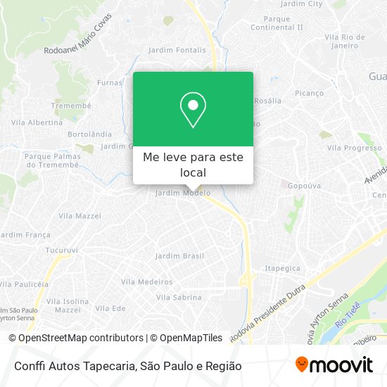 Conffi Autos Tapecaria mapa