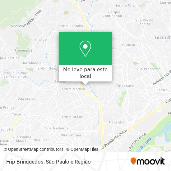 Frip Brinquedos mapa