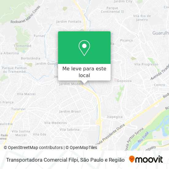 Transportadora Comercial Filpi mapa