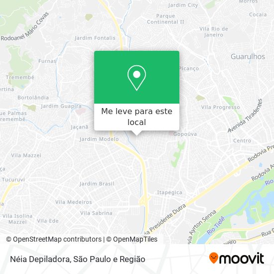 Néia Depiladora mapa