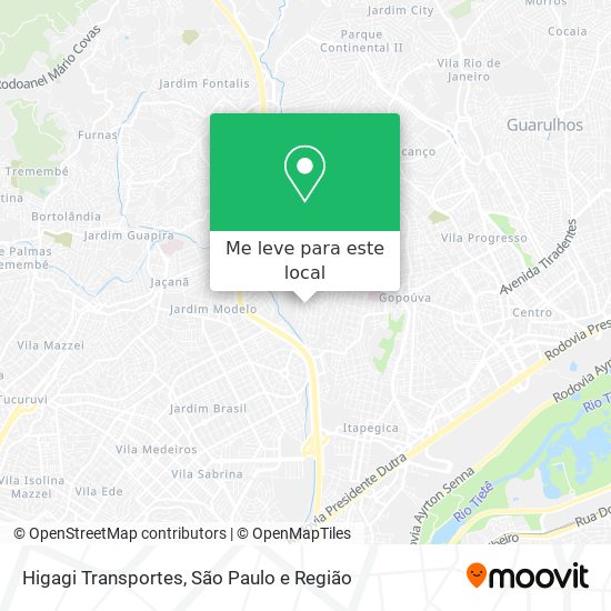 Higagi Transportes mapa