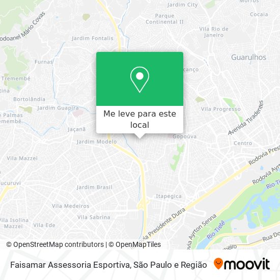 Faisamar Assessoria Esportiva mapa