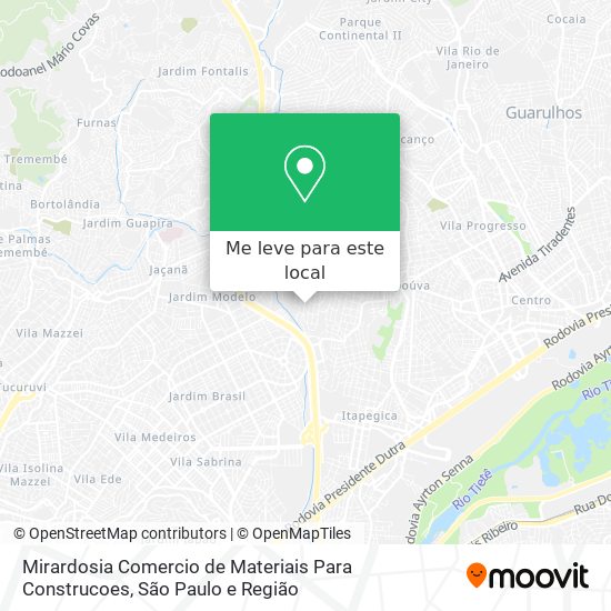 Mirardosia Comercio de Materiais Para Construcoes mapa