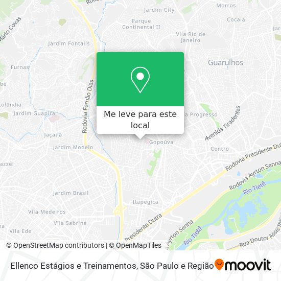 Ellenco Estágios e Treinamentos mapa