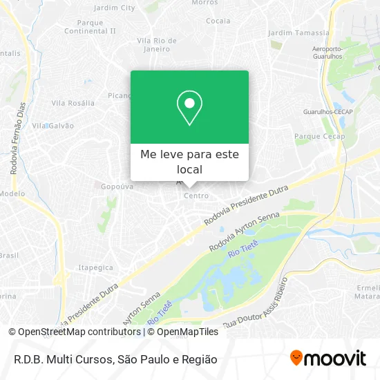 R.D.B. Multi Cursos mapa