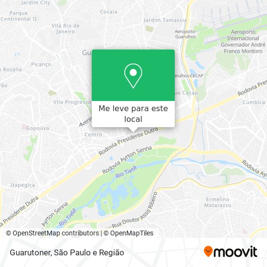 Guarutoner mapa