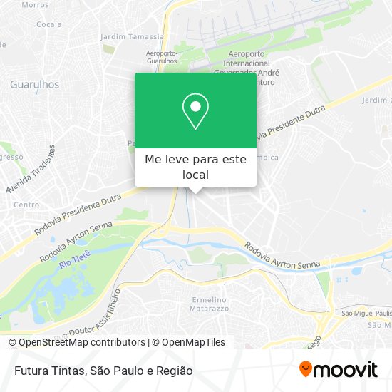 Futura Tintas mapa
