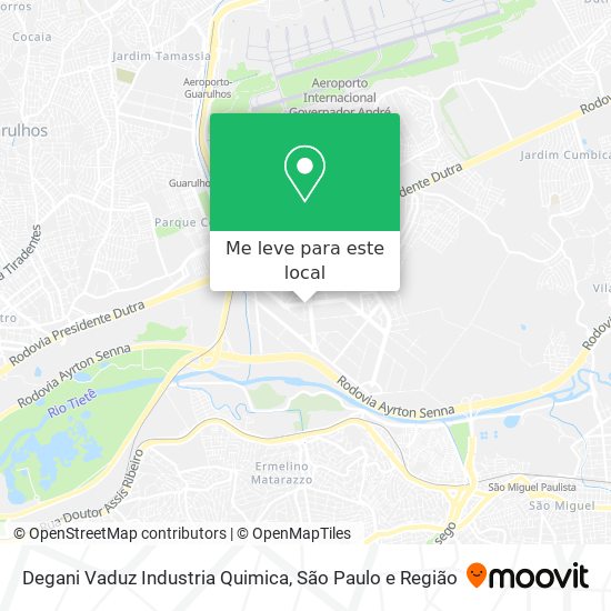 Degani Vaduz Industria Quimica mapa