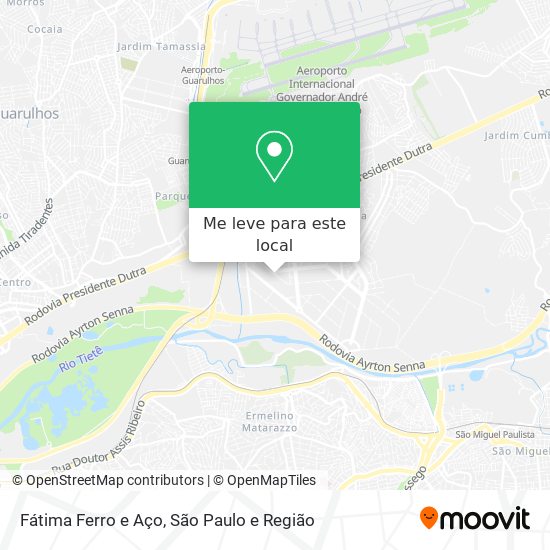 Fátima Ferro e Aço mapa