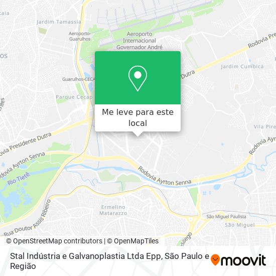 Stal Indústria e Galvanoplastia Ltda Epp mapa
