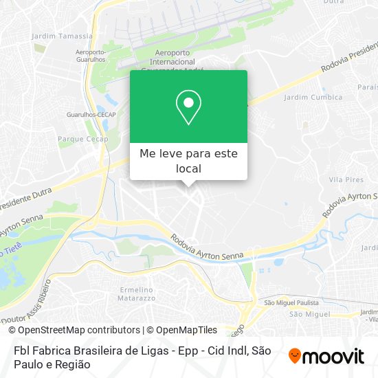 Fbl Fabrica Brasileira de Ligas - Epp - Cid Indl mapa