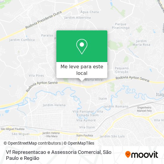 Vf Representacao e Assessoria Comercial mapa