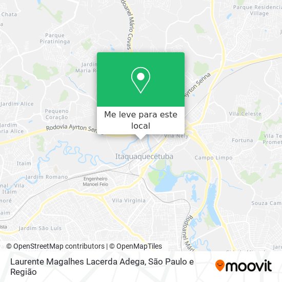 Laurente Magalhes Lacerda Adega mapa