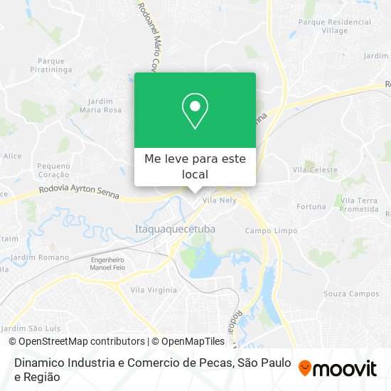 Dinamico Industria e Comercio de Pecas mapa