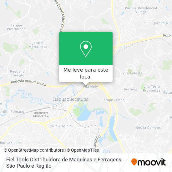 Fiel Tools Distribuidora de Maquinas e Ferragens mapa