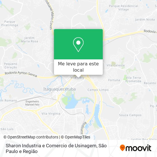 Sharon Industria e Comercio de Usinagem mapa