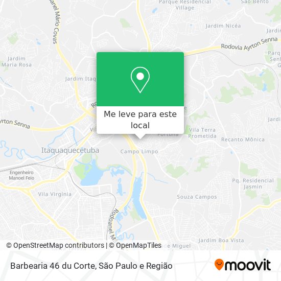 Barbearia 46 du Corte mapa