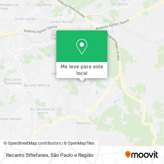 Recanto Sthefanes mapa
