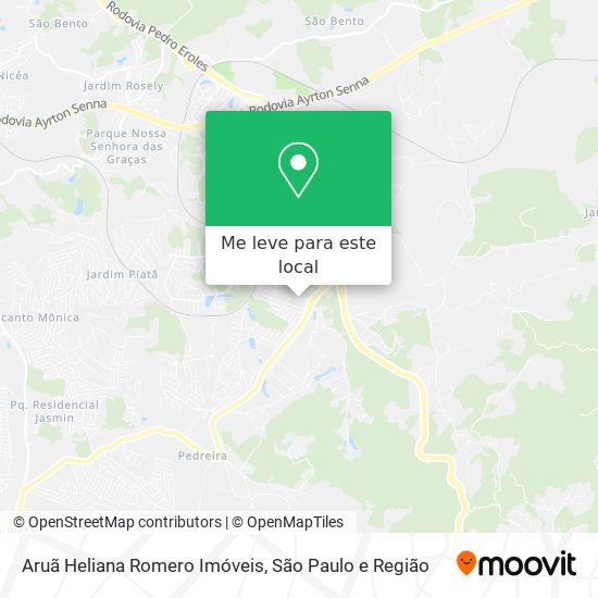 Aruã Heliana Romero Imóveis mapa