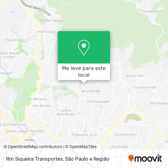 Rm Siqueira Transportes mapa