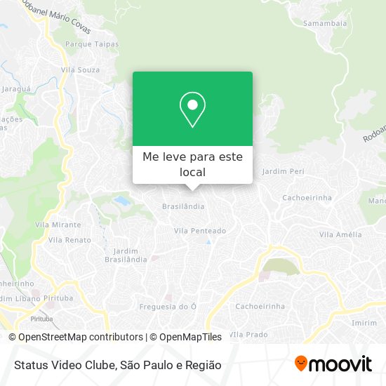 Status Video Clube mapa