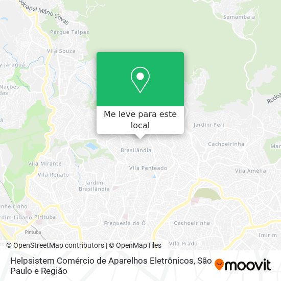 Helpsistem Comércio de Aparelhos Eletrônicos mapa