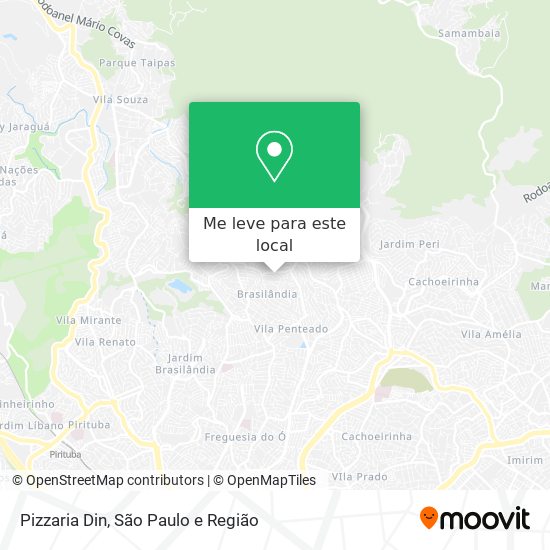 Pizzaria Din mapa