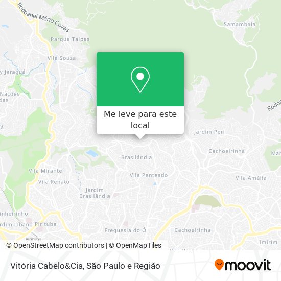 Vitória Cabelo&Cia mapa
