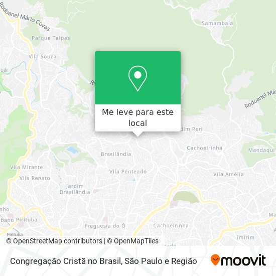 Congregação Cristã no Brasil mapa