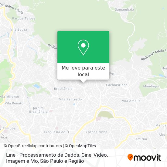 Line - Processamento de Dados, Cine, Video, Imagem e Mo mapa