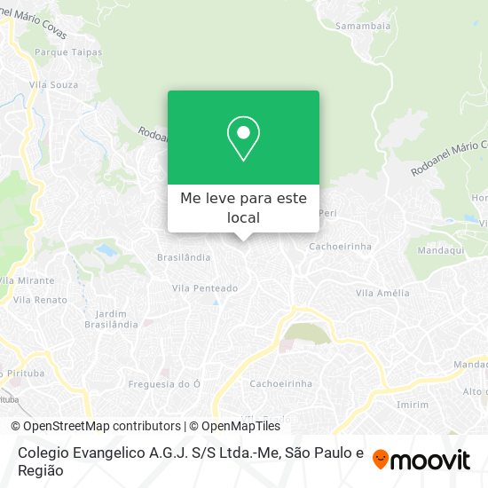 Colegio Evangelico A.G.J. S / S Ltda.-Me mapa