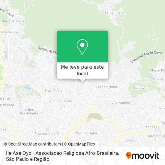 Ile Ase Oyo - Associacao Religiosa Afro-Brasileira mapa