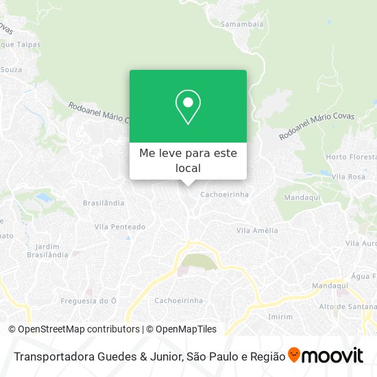 Transportadora Guedes & Junior mapa