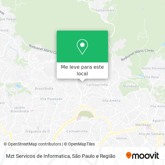 Mzt Servicos de Informatica mapa