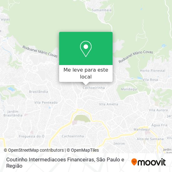 Coutinho Intermediacoes Financeiras mapa