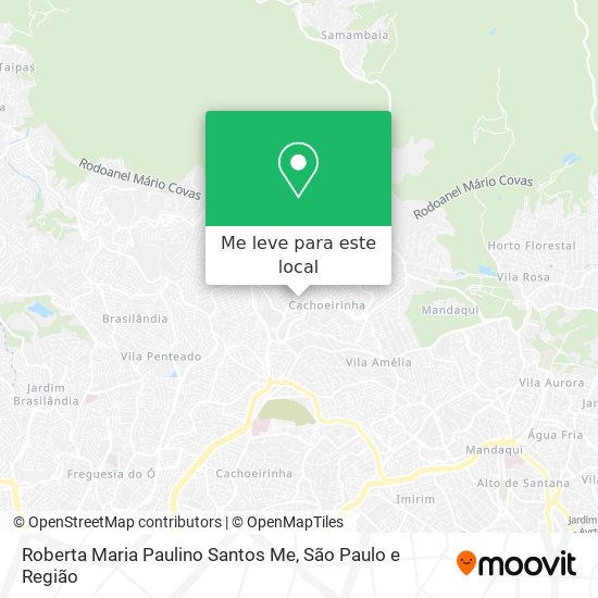 Roberta Maria Paulino Santos Me mapa