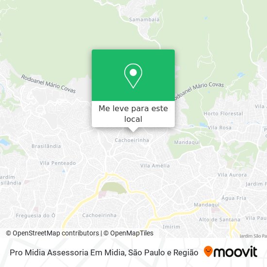 Pro Midia Assessoria Em Midia mapa