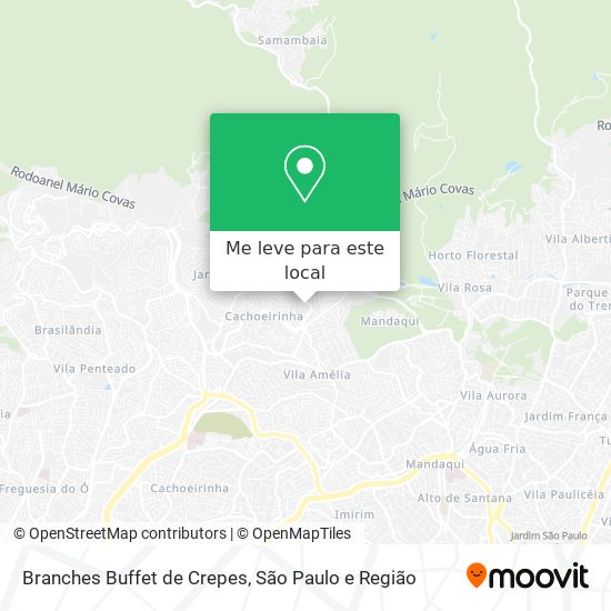 Branches Buffet de Crepes mapa