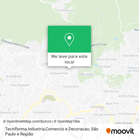 Tecniforma Industria,Comercio e Decoracao mapa