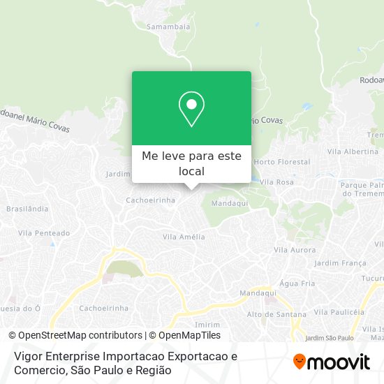 Vigor Enterprise Importacao Exportacao e Comercio mapa