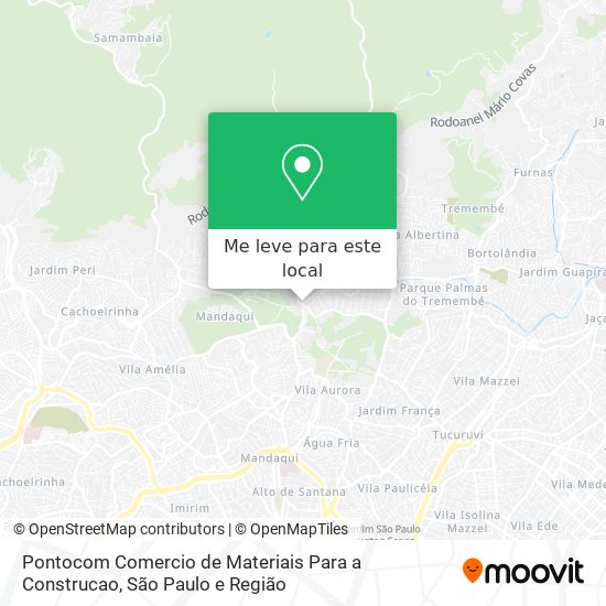 Pontocom Comercio de Materiais Para a Construcao mapa