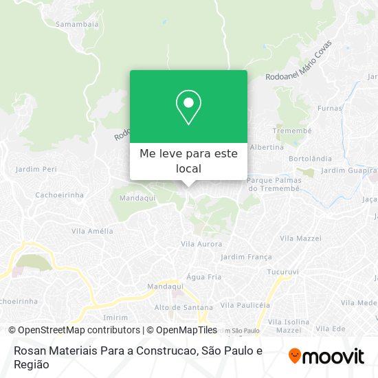 Rosan Materiais Para a Construcao mapa