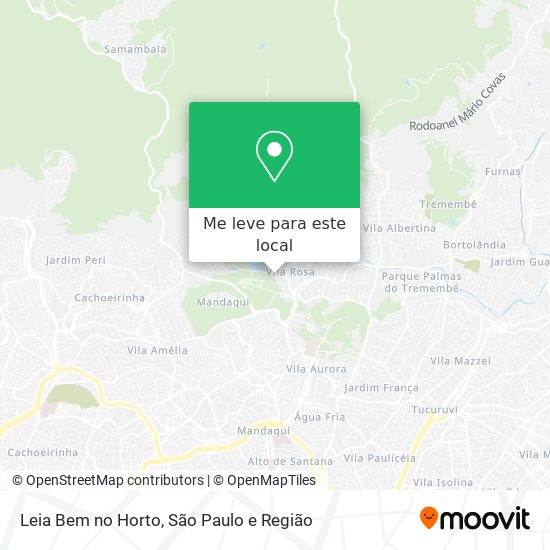 Leia Bem no Horto mapa