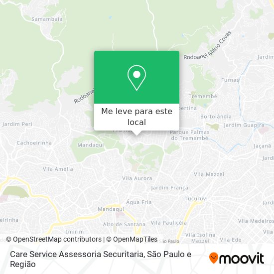 Care Service Assessoria Securitaria mapa