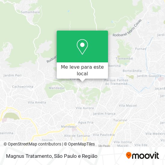 Magnus Tratamento mapa