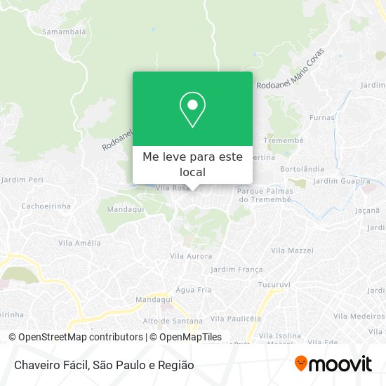 Chaveiro Fácil mapa