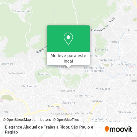 Elegance Aluguel de Trajes a Rigor mapa