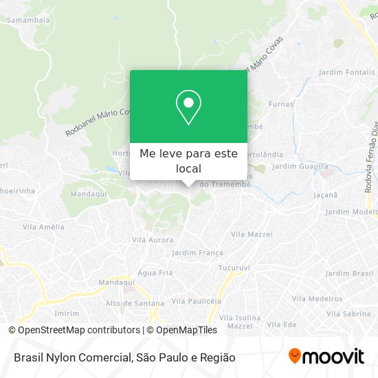 Brasil Nylon Comercial mapa