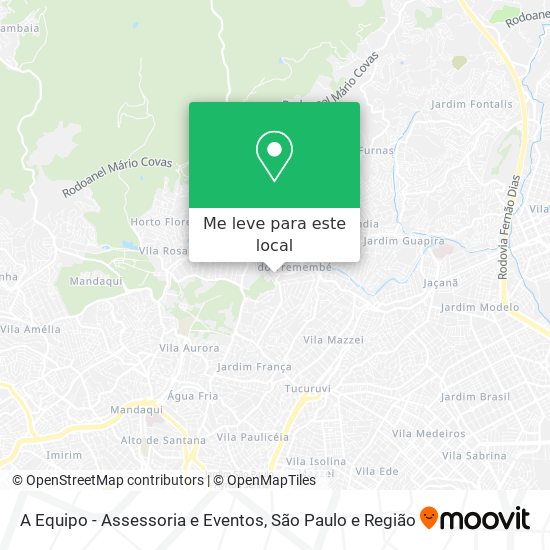 A Equipo - Assessoria e Eventos mapa